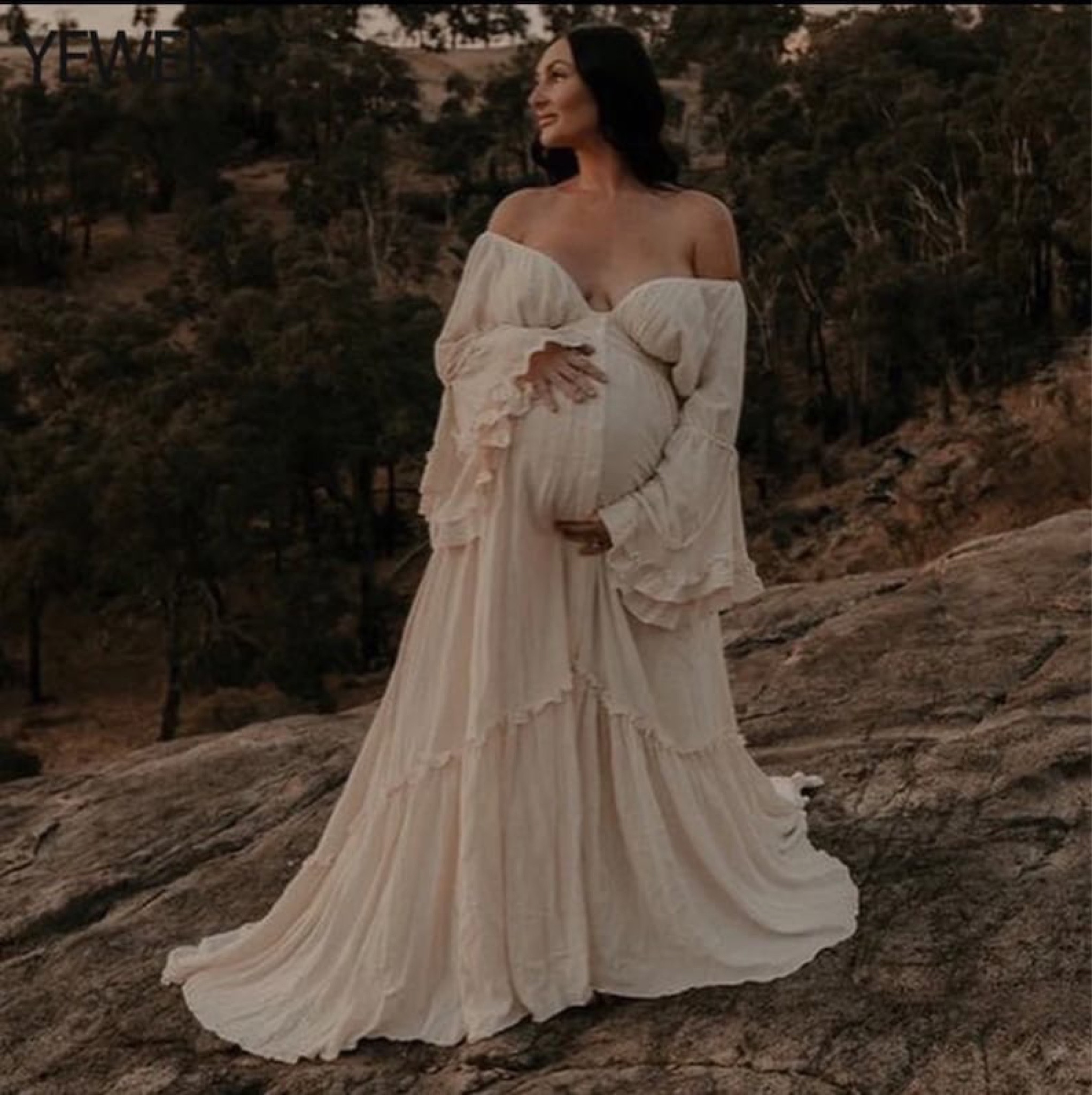 Linen Maternity Dress