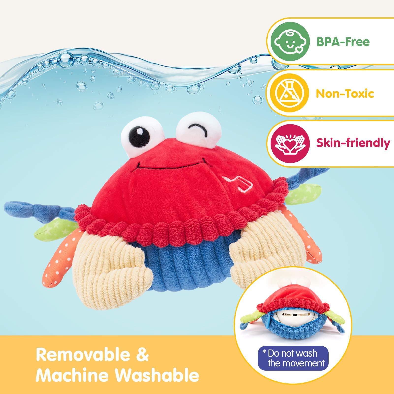 hahaland Baby Toys 6+ 12-18 Months - Crawling Musical Dancing Walking Moving Bouncing Learning Cr... | Amazon (US)