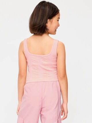 Seamless Longline Bow Bra for Girls | Old Navy (US)