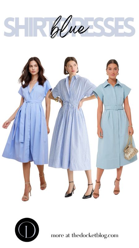 Loving these blue shirt dresses at three different price points 

Womens business professional workwear and business casual workwear and office outfits midsize outfit midsize style 

#LTKmidsize #LTKworkwear #LTKfindsunder50