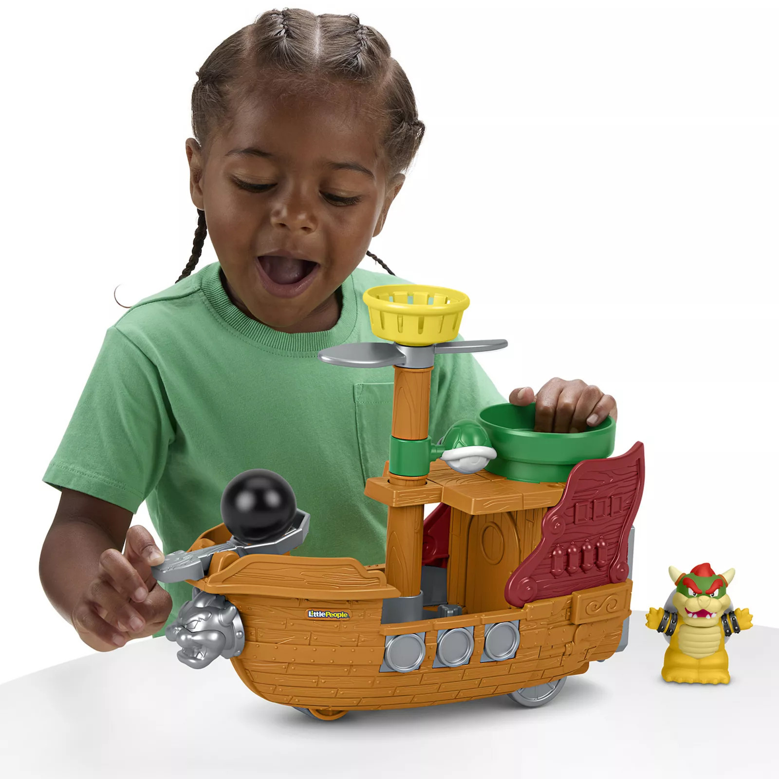 Fisher-Price Little People Bowser's Airship & Figure Toddler Toy, Multi | Kohl's