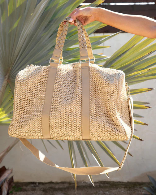 Tropical Get Away Weekender Bag - Natural | VICI