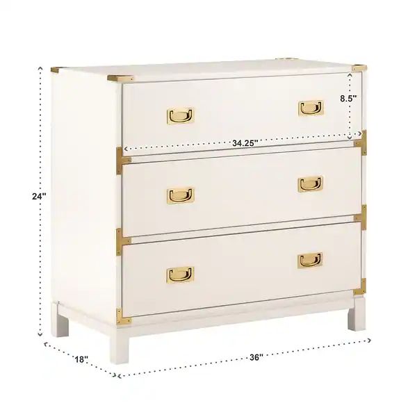 Kedric Gold Accent Campaign Dresser by iNSPIRE Q Junior | Bed Bath & Beyond