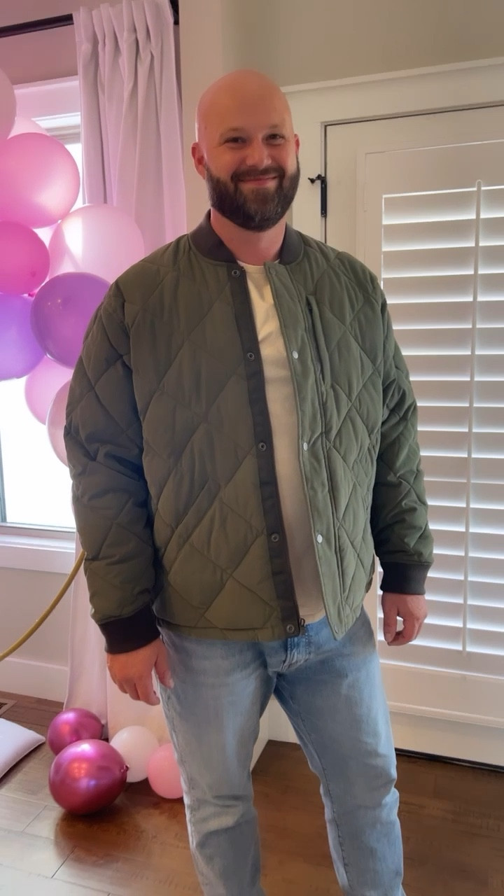 And this quilted lined jacket is so good!! Also 20% off sale ends tonight!! 

#LTKmens #LTKSale #LTKsalealert