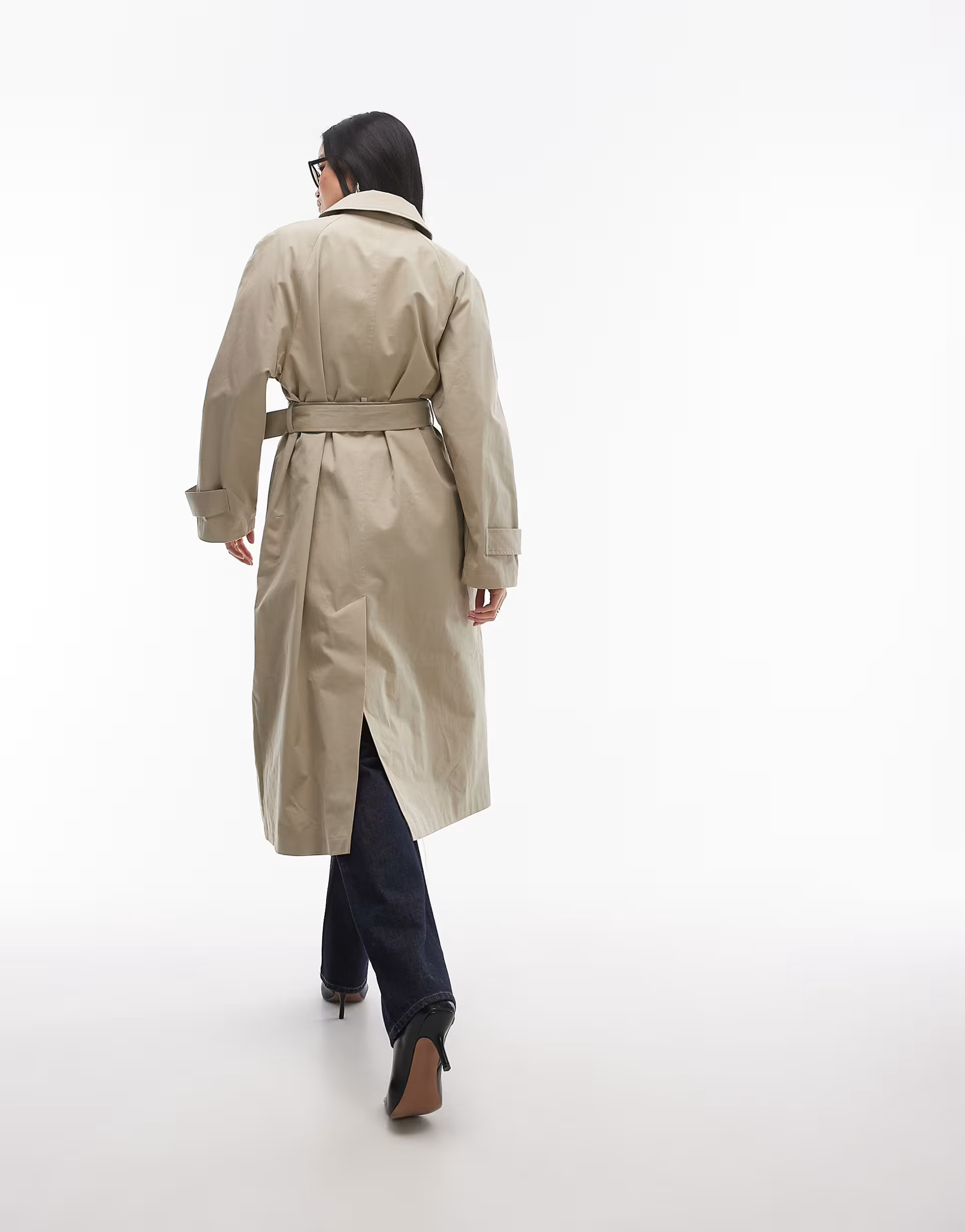 Topshop ultimate trench coat in stone | ASOS | ASOS (Global)