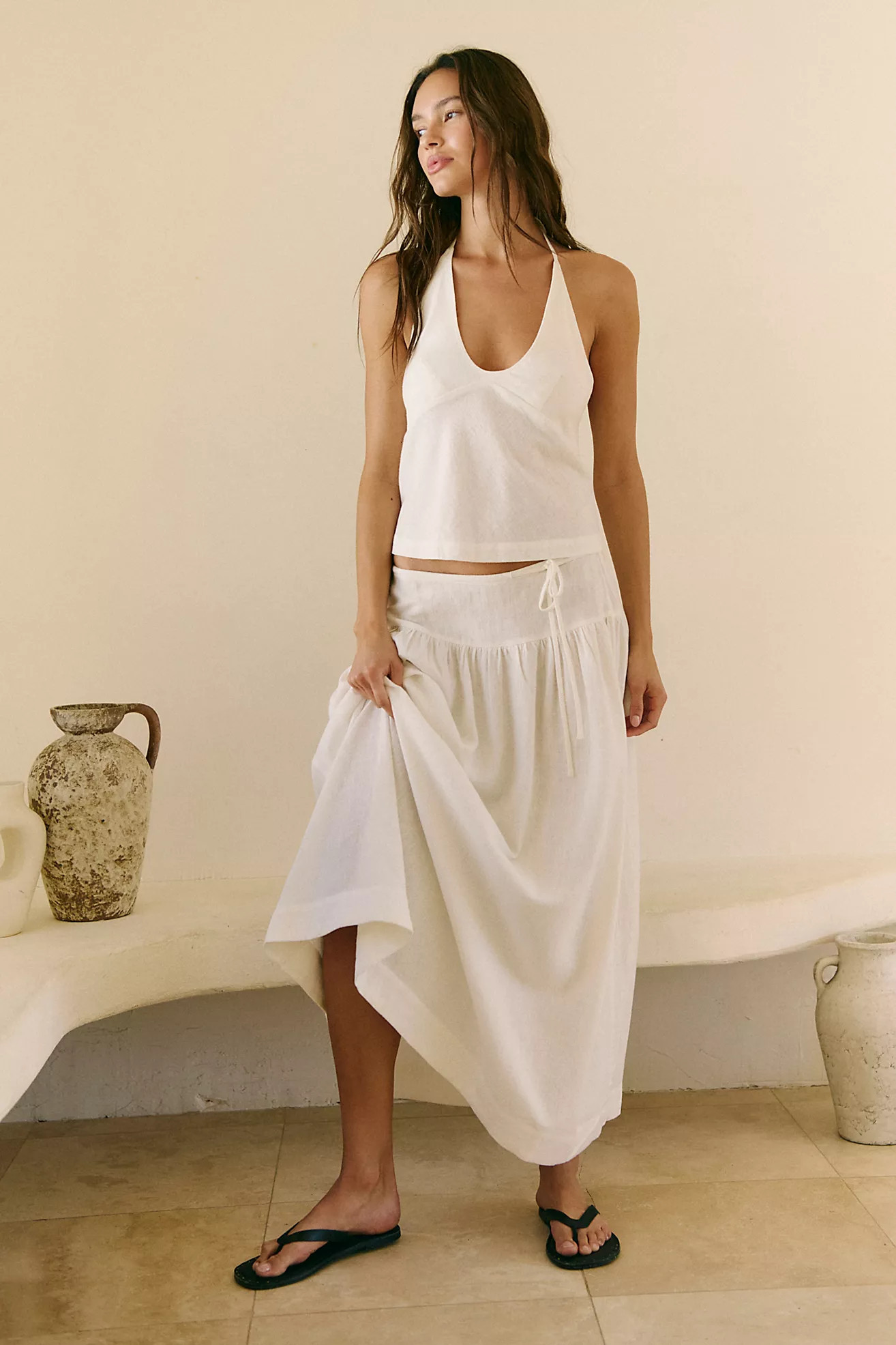 Sandshell Linen Skirt Set | Free People (Global - UK&FR Excluded)
