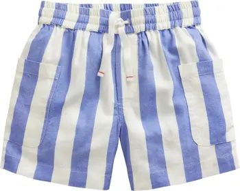 Mini Boden Kids' Stripe Linen & Cotton Pocket Shorts | Nordstrom | Nordstrom