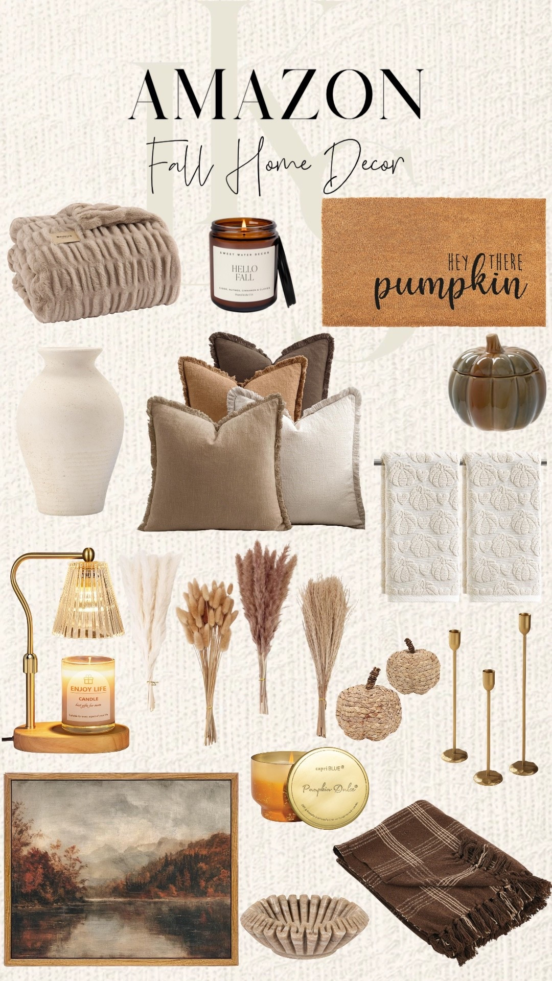 Amazon Fall Home Decor 🤎🍁🕯️

#LTKHome #LTKSeasonal #LTKgrwm