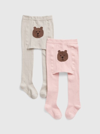 Toddler Bear Tights (2-Pack) | Gap (US)