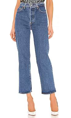 LEVI'S Ribcage Straight Ankle in Georgie from Revolve.com | Revolve Clothing (Global)