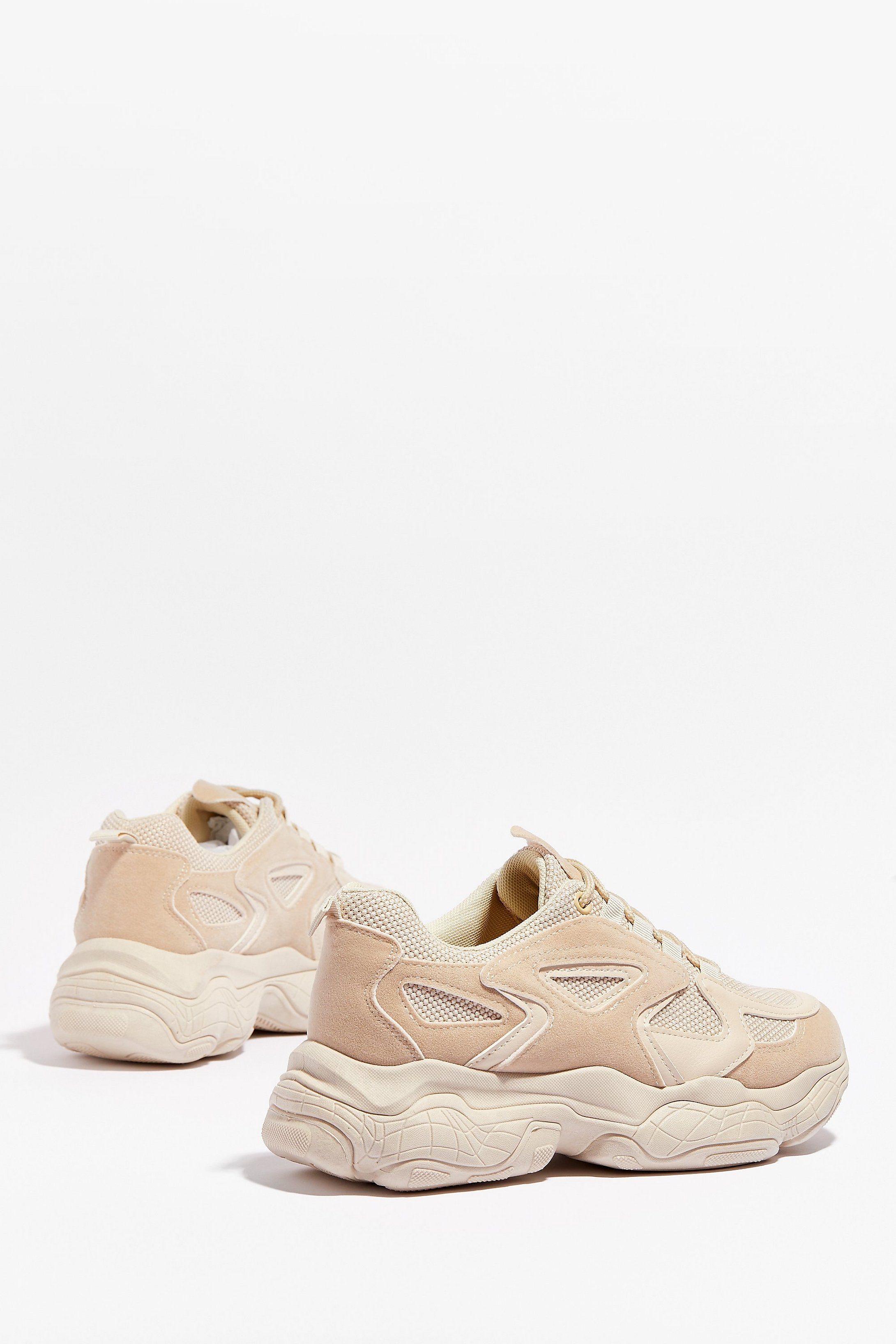 Running Out of Time Faux Suede Chunky Sneakers | NastyGal (US & CA)