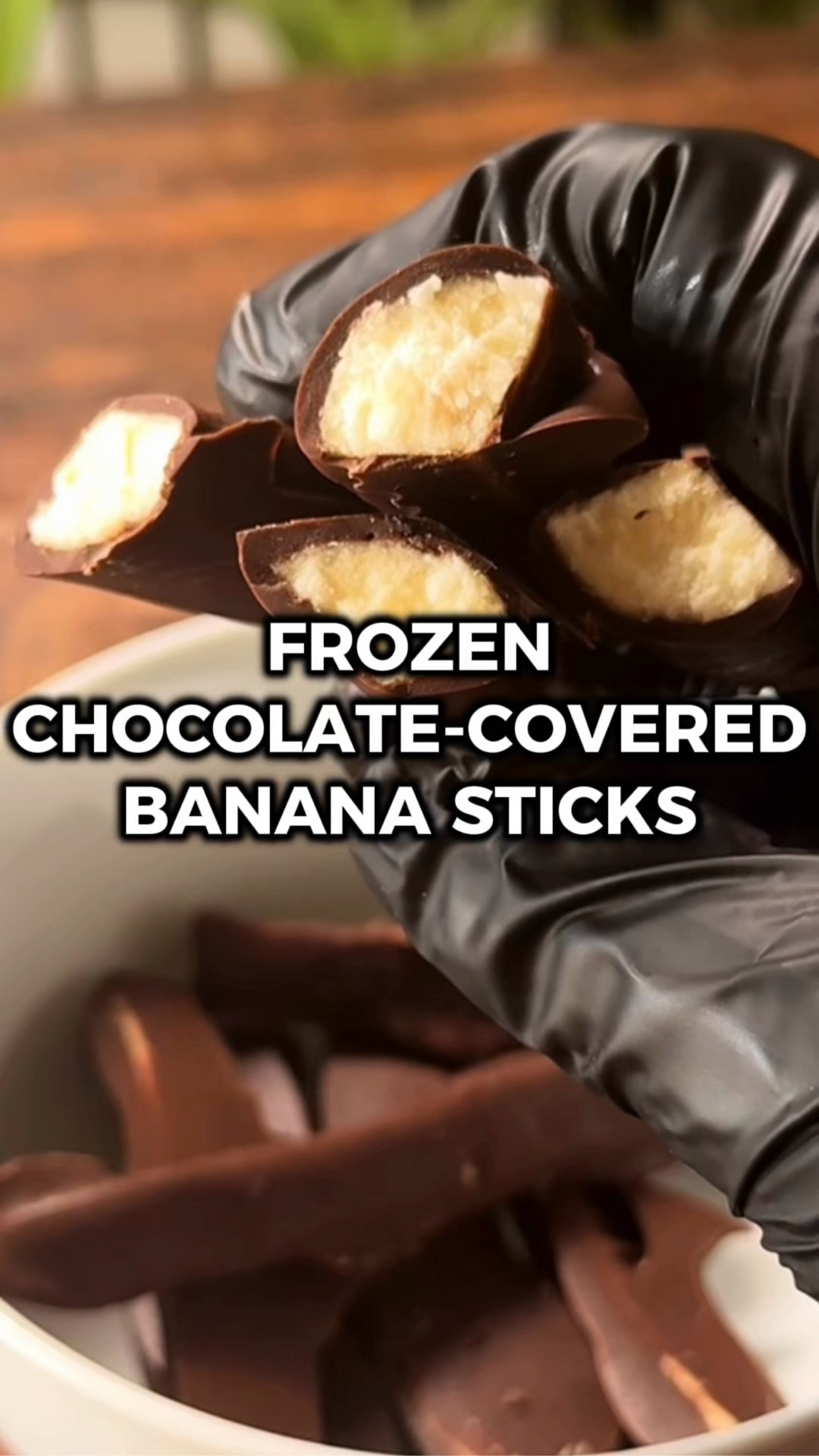 I love this recipe because it's just 2 ingredients, is SO quick and easy, and you can make a ton of them and keep them in the freezer for whenever your sweet tooth yells at you 😋

It's also a bit of a healthier dessert option, so it's better than reaching for the cookies or ice cream if you're trying to watch your figure.

And if you like this, make sure to check out my post from yesterday, which was a chocolatey frozen peanut butter banana bark!

Would you try it? Let me know in the comments what you think if you do! 🙌

INGREDIENTS
2 bananas (sliced into strips)
5 oz dark chocolate melting wafers

INSTRUCTIONS
1️⃣ Peel the bananas. Any ripeness works, but the riper they are, the more carefully you'll want to handle them so they don't break.
2️⃣ Cut each banana in half, then cut each half into 4 long strips so you end up with 16 strips total.
3️⃣ Add the chocolate melting wafers to a microwave safe bowl and heat for 45 seconds. Take it out and stir until smooth. If it needs more time, pop it back in at 10 second intervals, stirring in between. Don't overheat!
4️⃣ Drop each banana strip into the chocolate, one at a time, and use a fork to flip and fully coat them. Lift with the fork and place on a small pan lined with parchment paper. Leave space between them so they don't stick together.
5️⃣ Freeze for 2 hours or until frozen through.
6️⃣ Enjoy!

#LTKfoodie #LTKHome