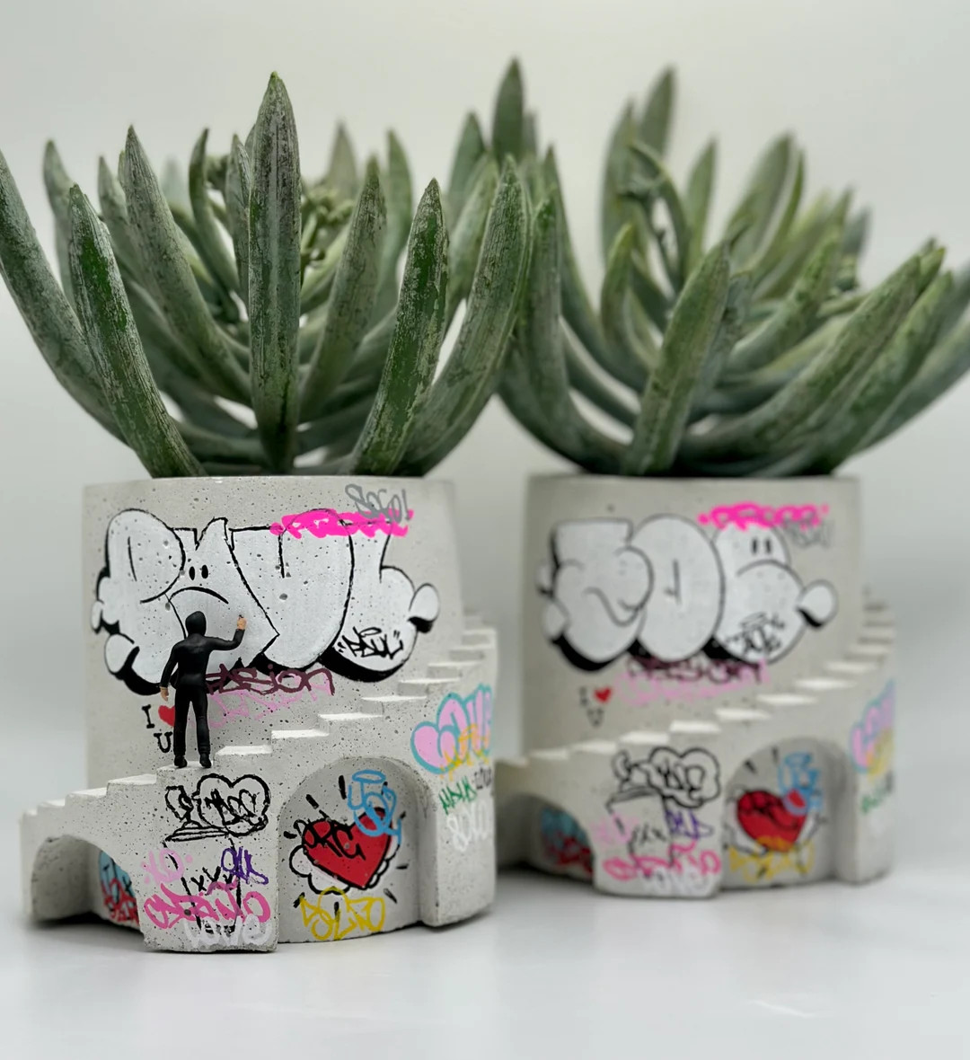 Art Planter / Custom Gift / Graffiti / Street Art / - Etsy | Etsy (US)