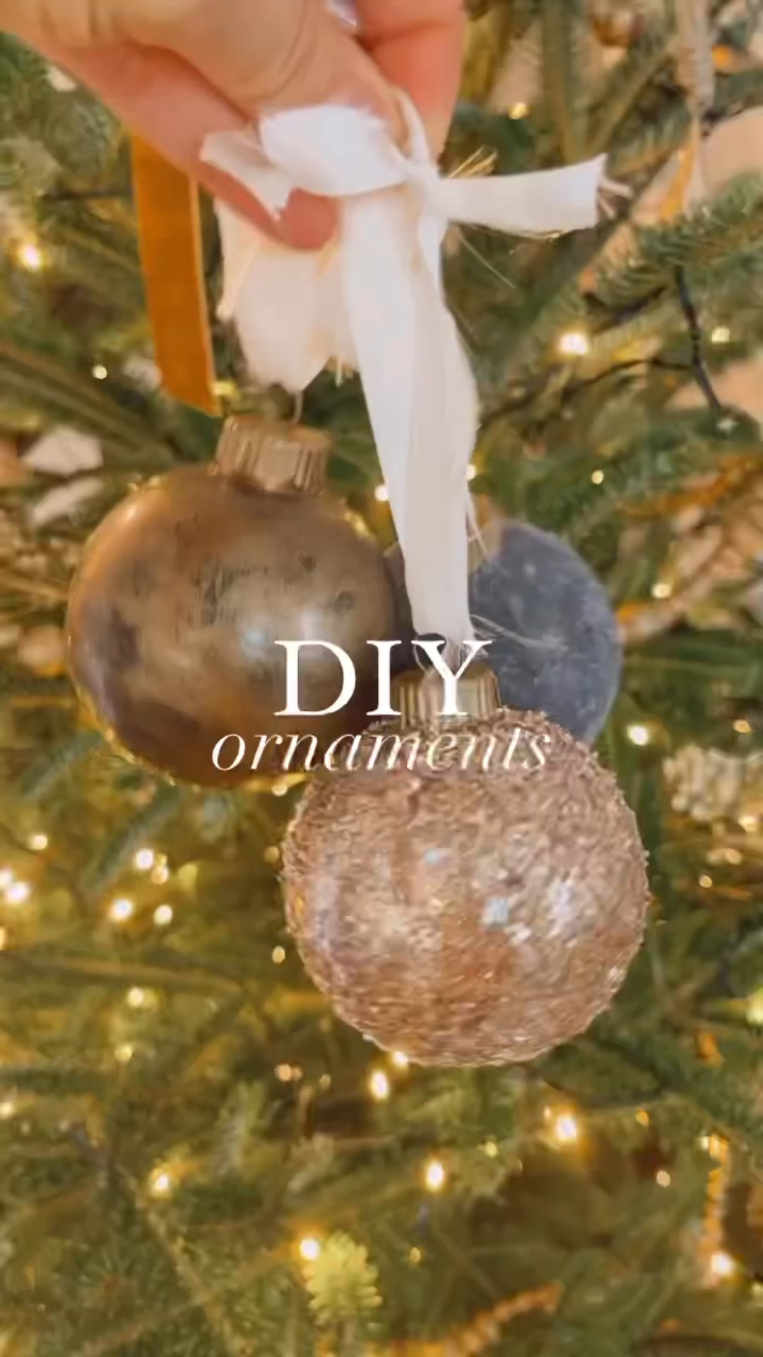 Decided to have a little fun with my ornaments this year for Christmas🎄✨ I DIY’d them in a few different styles and loved how it came out! I’ll be sharing the steps I took and exact items I used to make these on my LTK page (link is in my bio)💞 

#diyornaments #lifestyleblogger #christmascrafts #creativeprojects #christmastree
