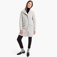 Cocoon coat in Italian stadium-cloth wool | J. Crew US