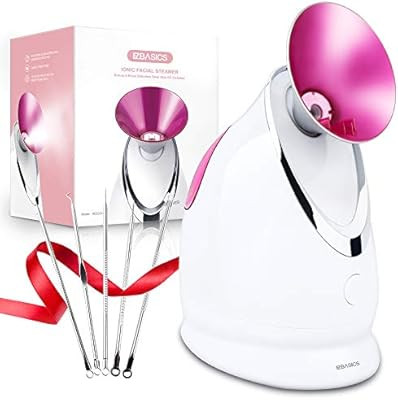 Facial Steamer-Nano Ionic Face Steamer for Home Facial, Unclogs Pores, Warm Mist Humidifier Atomi... | Amazon (US)