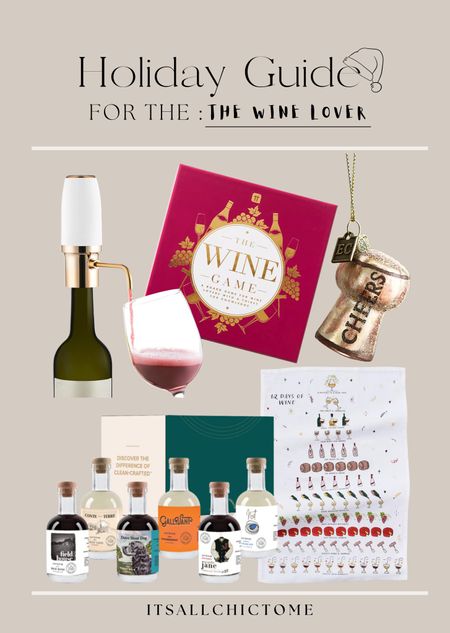 Gifts for the wine lover. The scout and cellar mini wine bottle set would also be a great hostess gift! 

#LTKGiftGuide