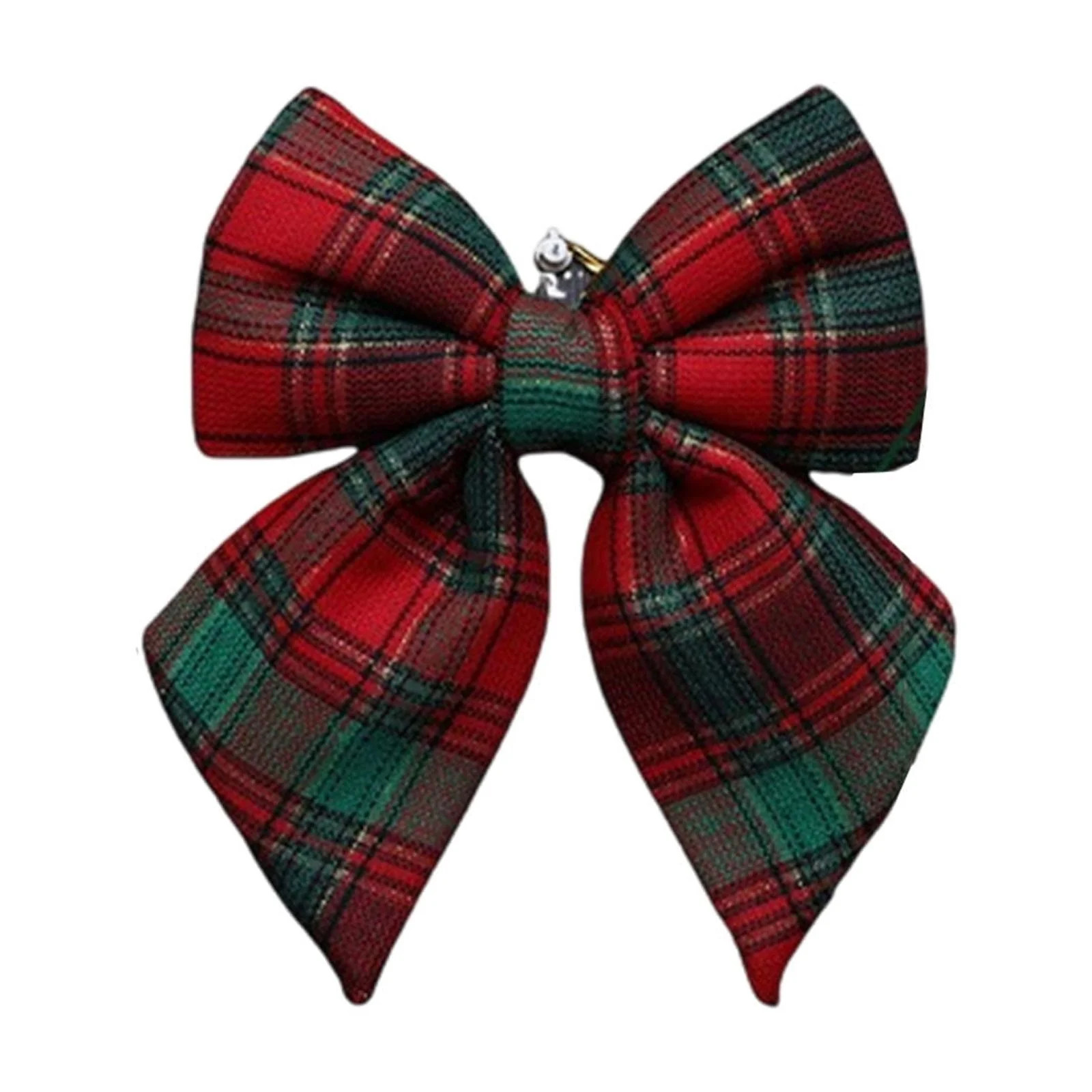 LanSuare Christmas Plaid Bows Decorations, Christmas Check Plaid Bows, Tie Bows Wreaths Ornaments... | Walmart (US)