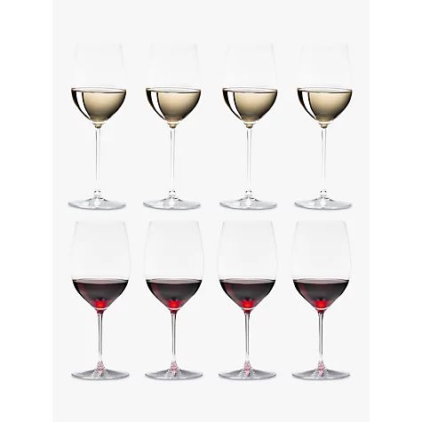 Buy Riedel Veritas Cabernet / Merlot & Viognier / Chardonnay Wine Glasses, Set of 8 | John Lewis UK