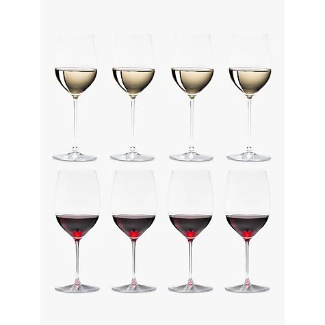 Buy Riedel Veritas Cabernet / Merlot & Viognier / Chardonnay Wine Glasses, Set of 8 | John Lewis UK