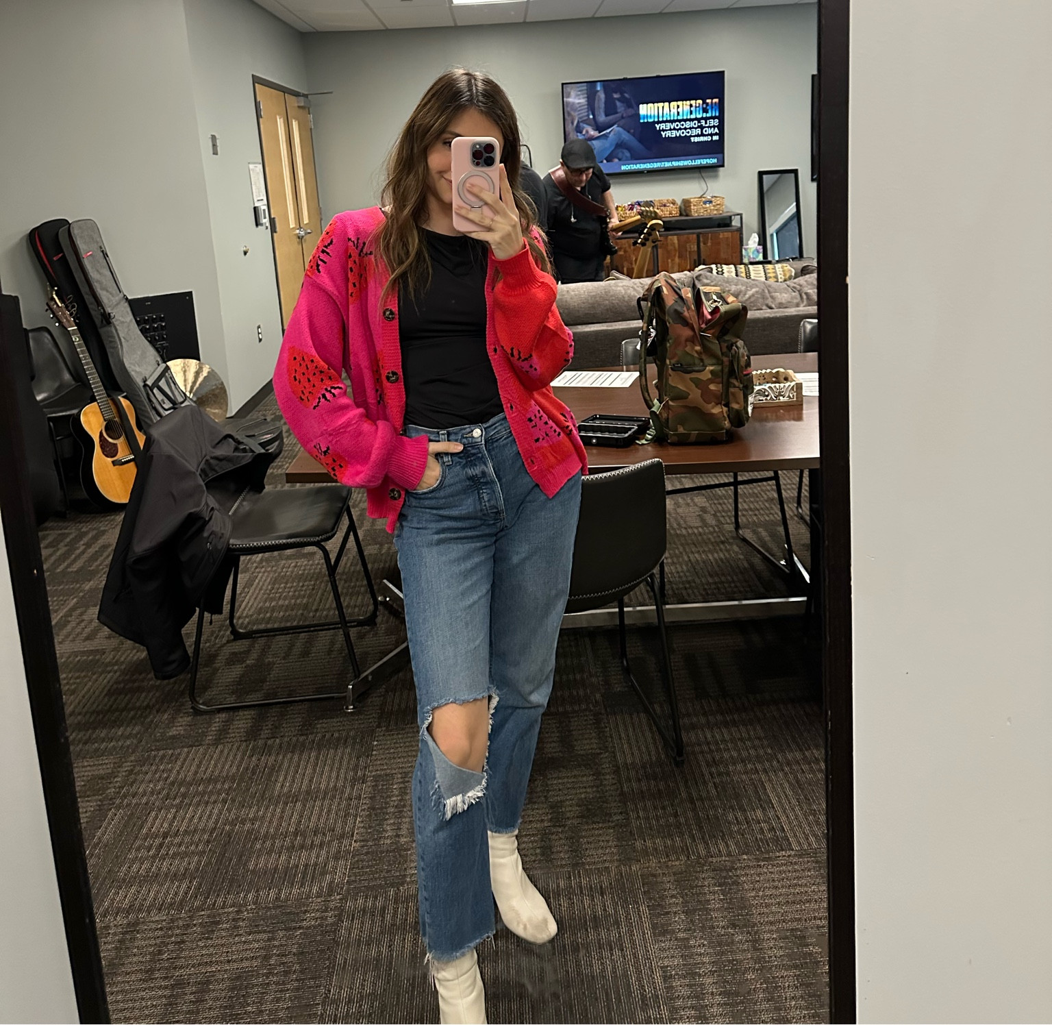 strawberry cardigan 🍓