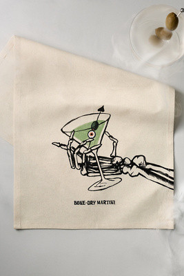 Bone-Dry Martini Bar Towel | Anthropologie (US)