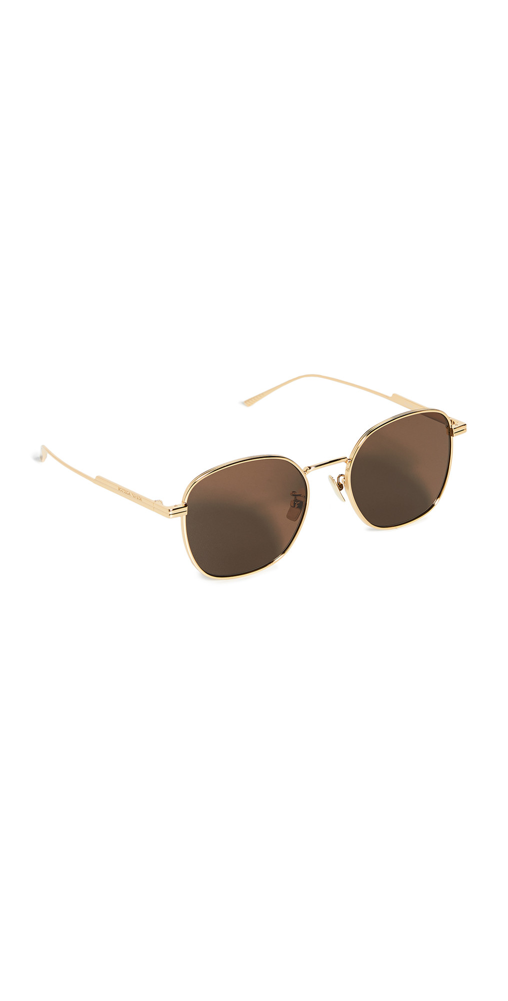 Metal Ribbon Round Sunglasses | Shopbop