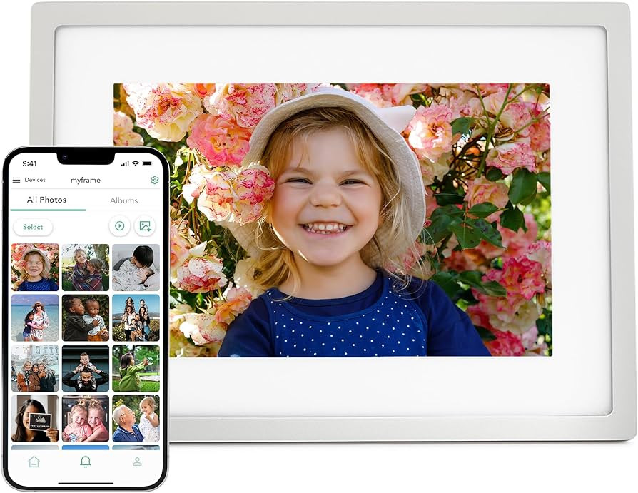 Skylight Digital Picture Frame: WiFi Enabled with Load from Phone Capability, Touch Screen Digita... | Amazon (US)