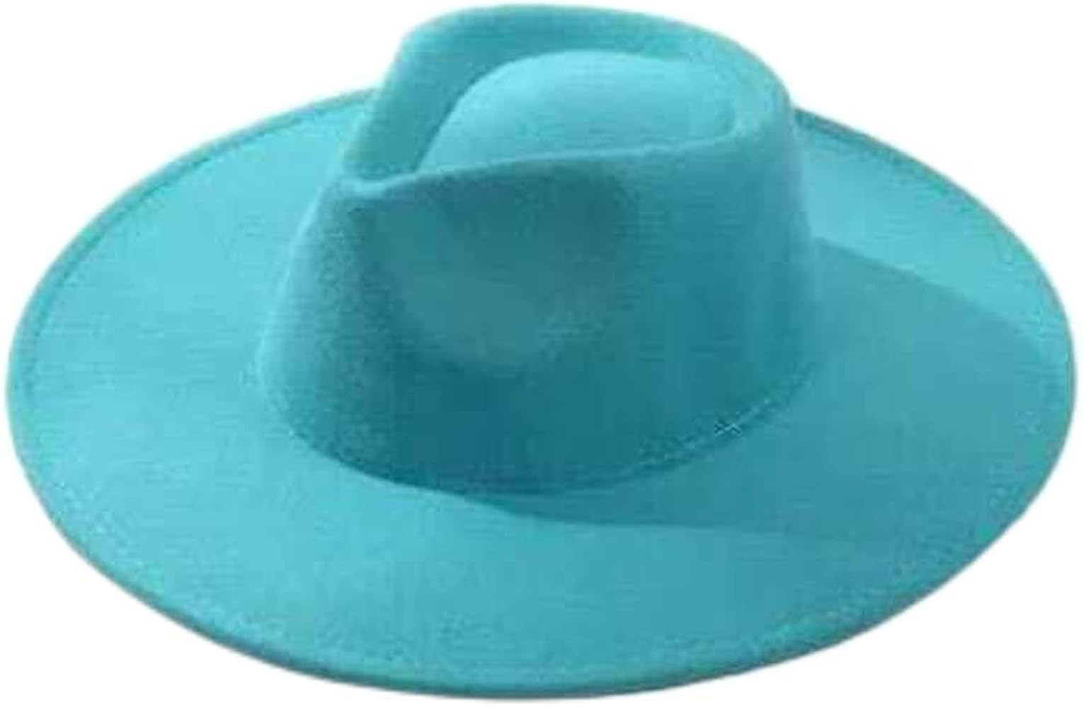 Turquoise Wide Brim Fedora | Amazon (US)