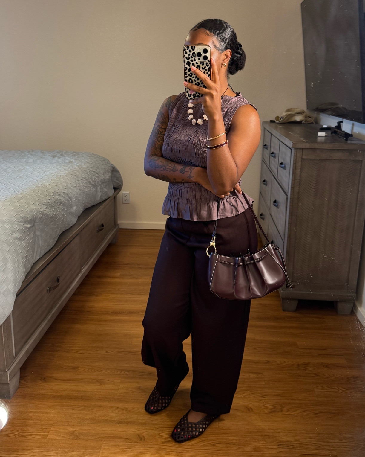 If you’re going to get dressed atleast  dress with purpose. 

The entire outfit is from H&M, the pants are only sold in stores, burgundy shoes I linked from the website look lighter than the ones I got in store.

#LTKootd #LTKselfcare #LTKdayinmylife