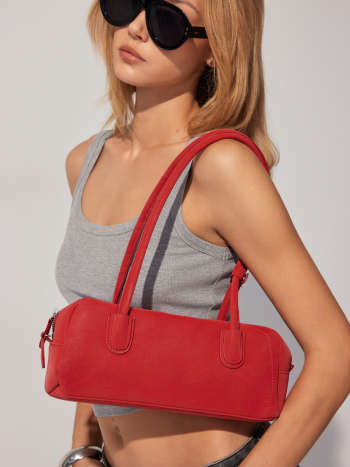 SQUARE BOSTON SHOULDER BAG | Cider