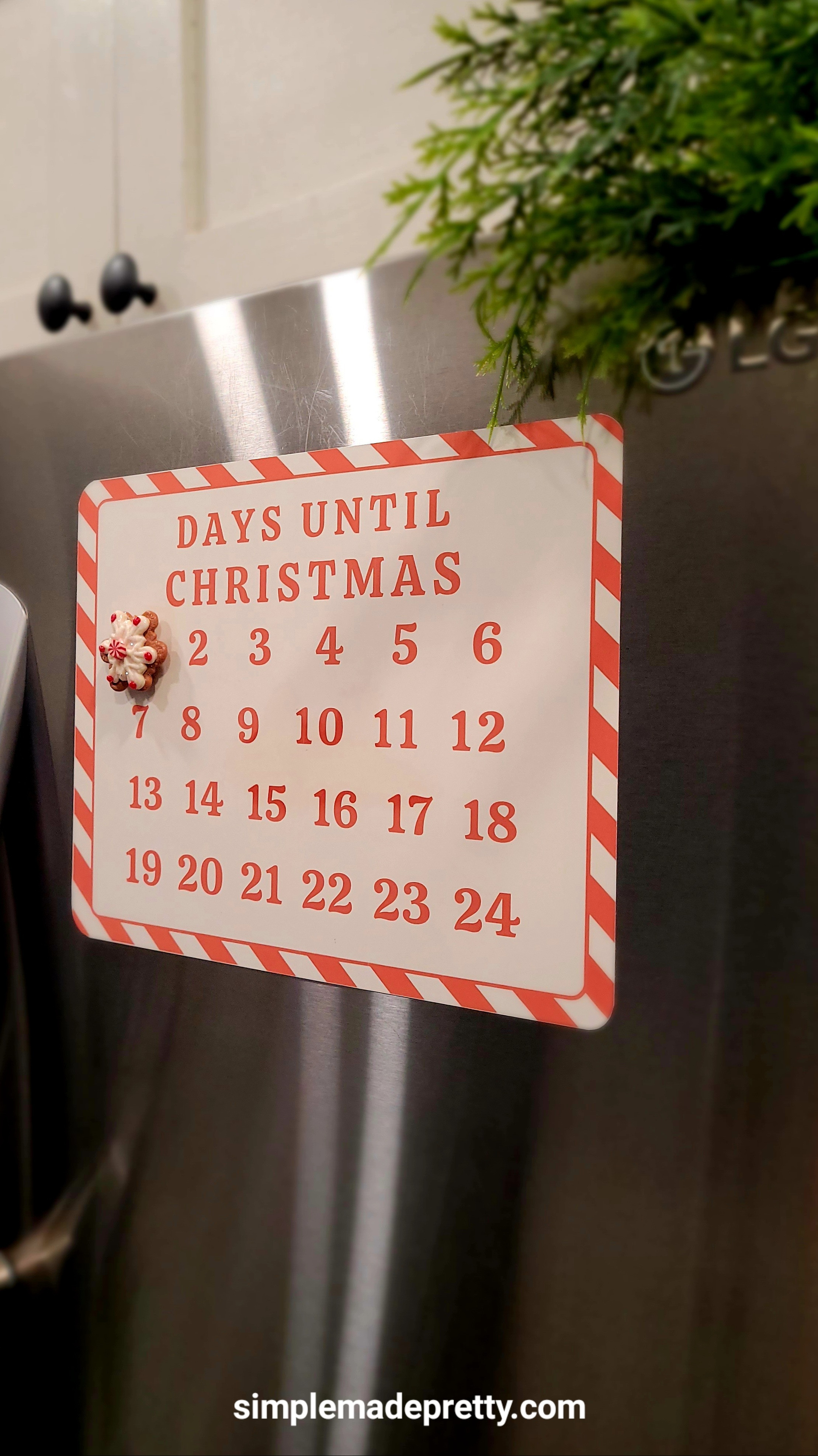 Magnetic Christmas countdown 🎄✨
This little DIY makes the whole season feel extra magical! My kids check it every morning — and it takes just minutes to make. Linking the magnetic sheets + everything I used below! #ChristmasCountdown #HolidayDIY #LTKHoliday #LTKHome #ChristmasCrafts #DIYChristmasDecor #HolidayTraditions #MagneticCountdown #SimpleMadePretty #ChristmasMagic #FestiveHome #CountdownToChristmas #ChristmasDecorIdeas 

 #LTKHoliday #LTKHome