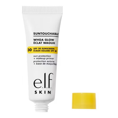 e.l.f. Mini Suntouchable Whoa Glow Sunscreen & Primer - SPF 30 - 0.34 fl oz | Target