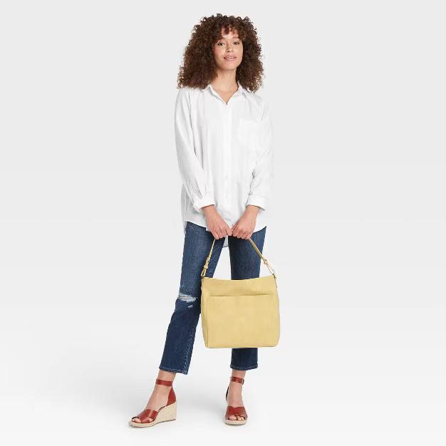 Women's Raglan Long Sleeve Button-Down Shirt - Universal Thread™ | Target