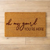 Click for more info about New! Oh My Gourd You're Here Coir Harvest Welcome Mat
