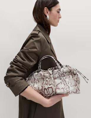 Faux Leather Slouchy Cross Body Bag | Marks and Spencer US