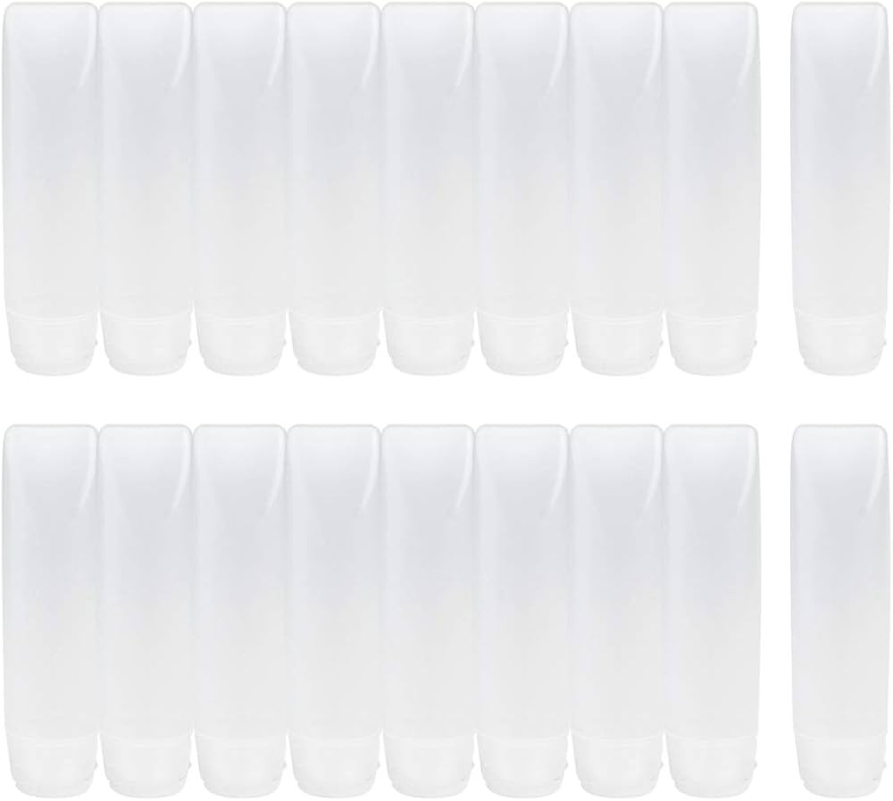 Nydotd 18 Pack Travel Size Plastic Squeeze Bottles for Liquids, 30ml/1Oz TSA Approved Makeup Toil... | Amazon (US)