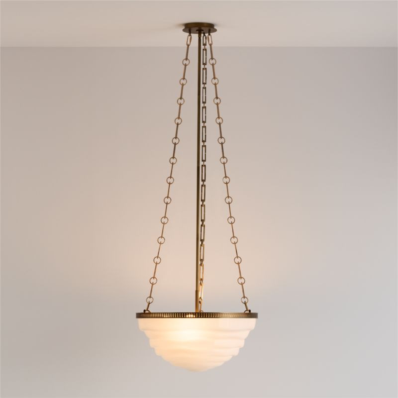 Luma Glass Pendant Light | Crate & Barrel