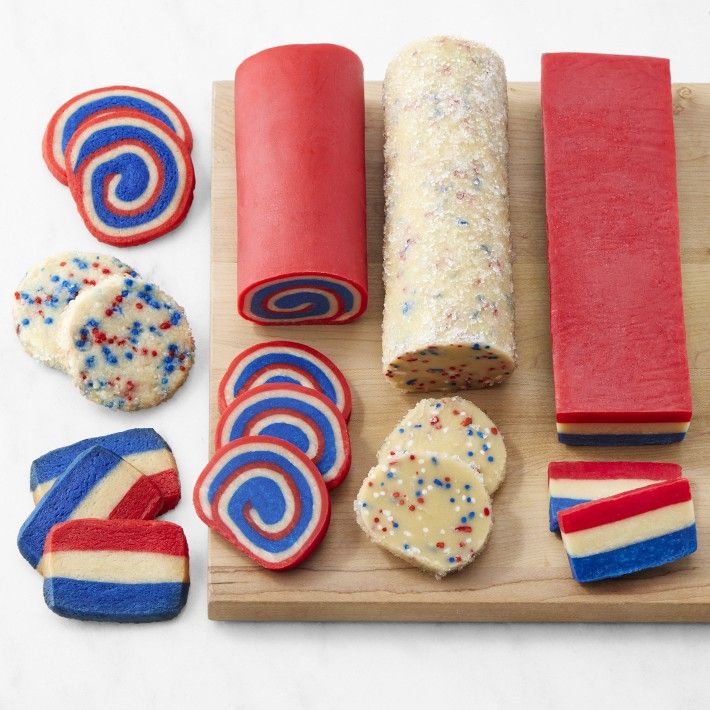 Patriotic Slice & Bake Cookies | Williams-Sonoma