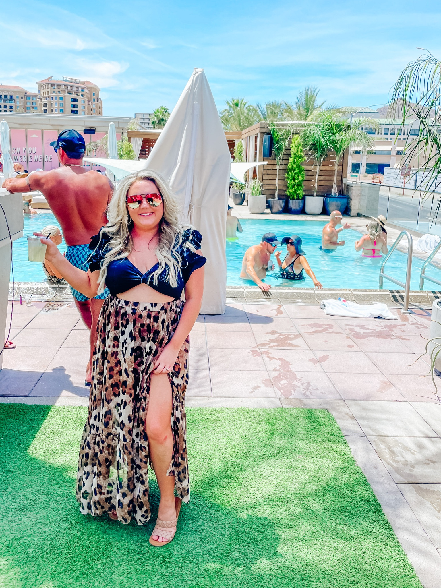 Dress for top wedding pool party