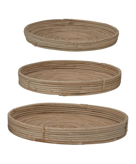 Cane Tray - Set of Three | Zulily