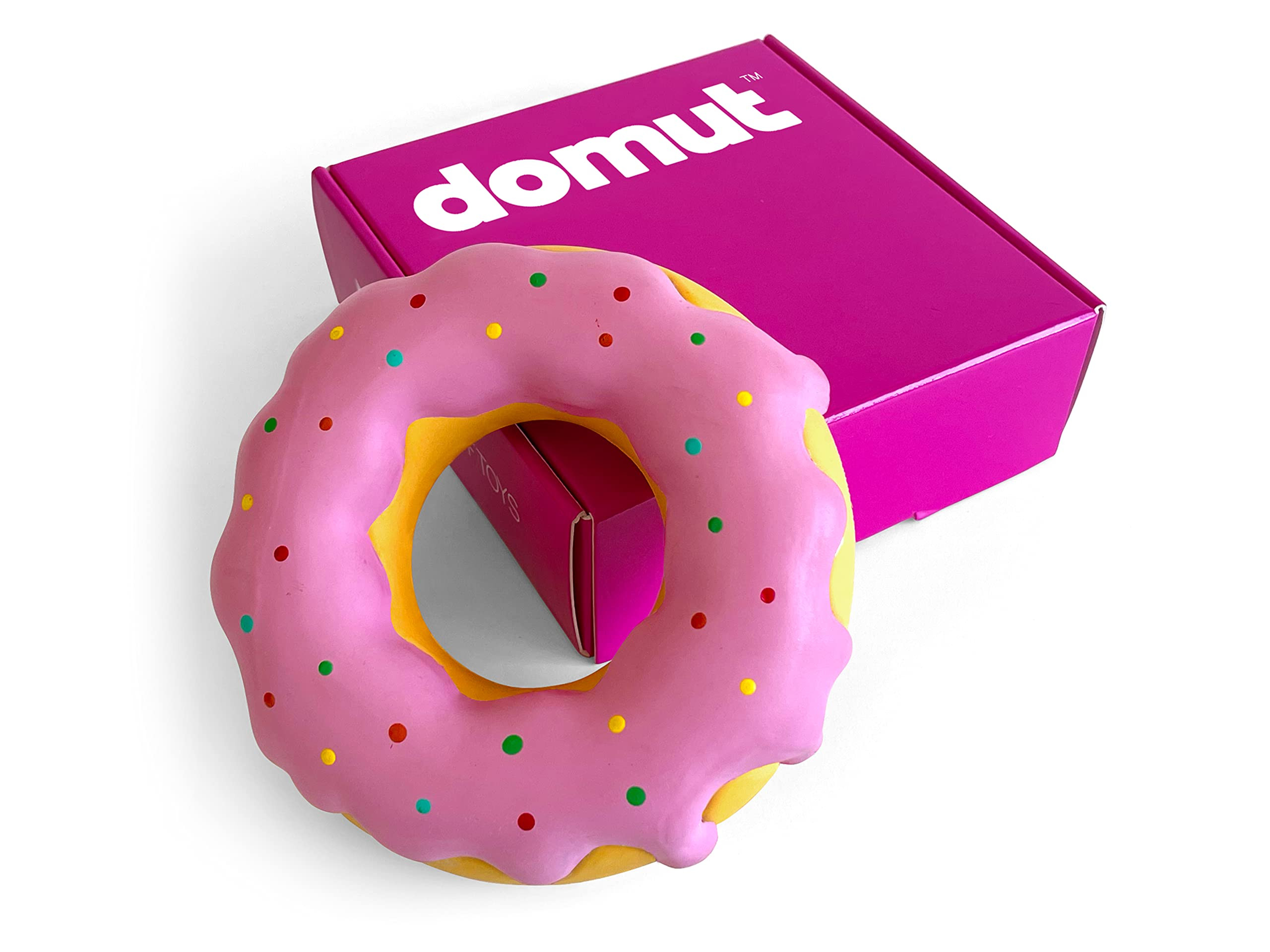 Donut Dog Toys - for Aggressive Chewers Durable Chew Toy Rubber For Large & Medium Dogs, Tough He... | Amazon (US)