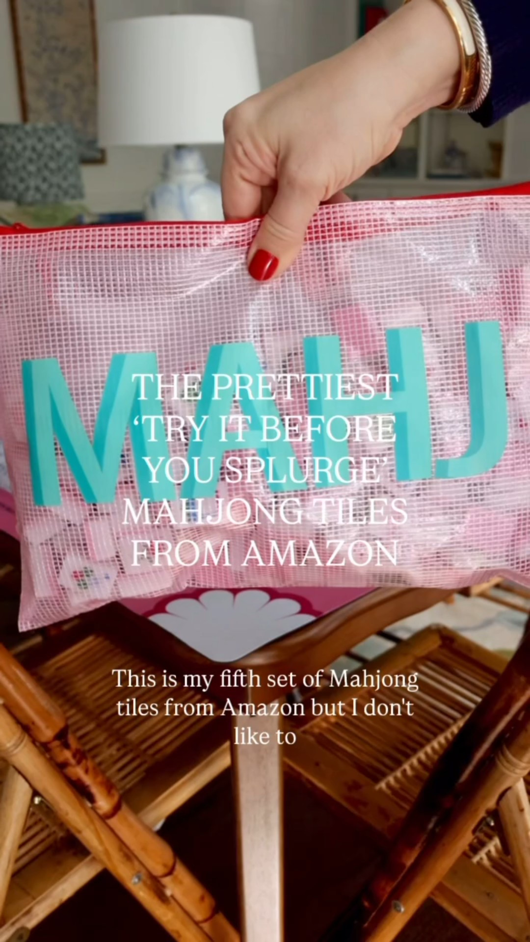 The prettiest try it before you splurge mahjongtiles from Amazon. The pink and engraving on these is beautiful!

#LTKmomlife #LTKFindsUnder100 #LTKSeasonal