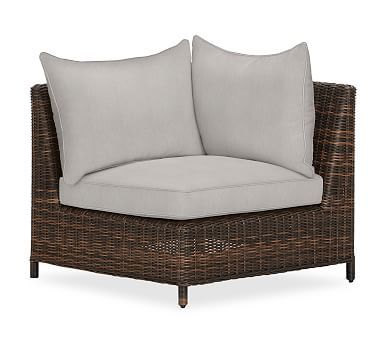 Torrey Square Arm Sunbrella® Outdoor Furniture Cushion Slipcovers | Pottery Barn (US)