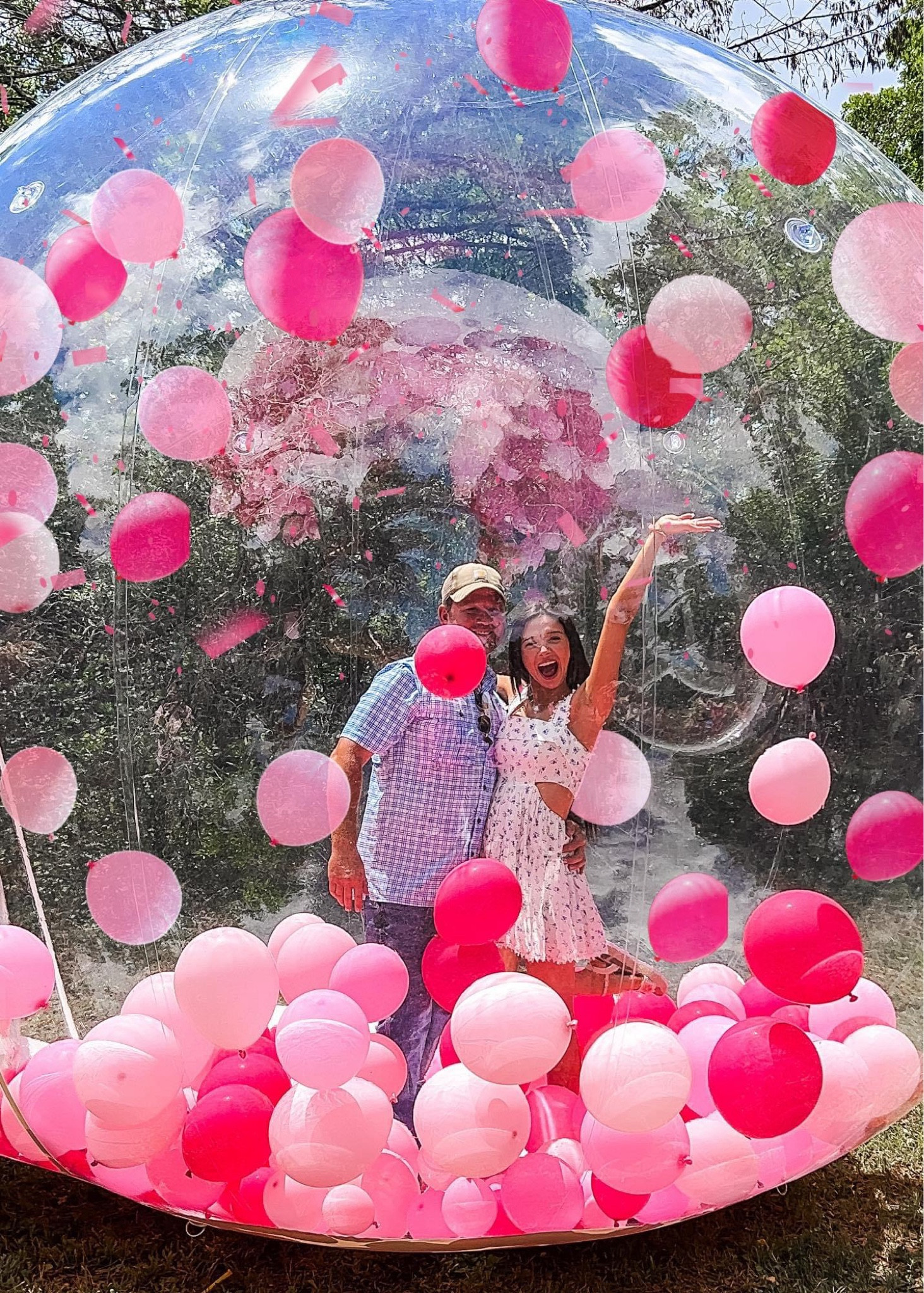 This bubble house is perfect announcement for your next gender reveal party, photoshoot, or next birthday party/event!! 💕

#LTKFamily #LTKKids #LTKParties