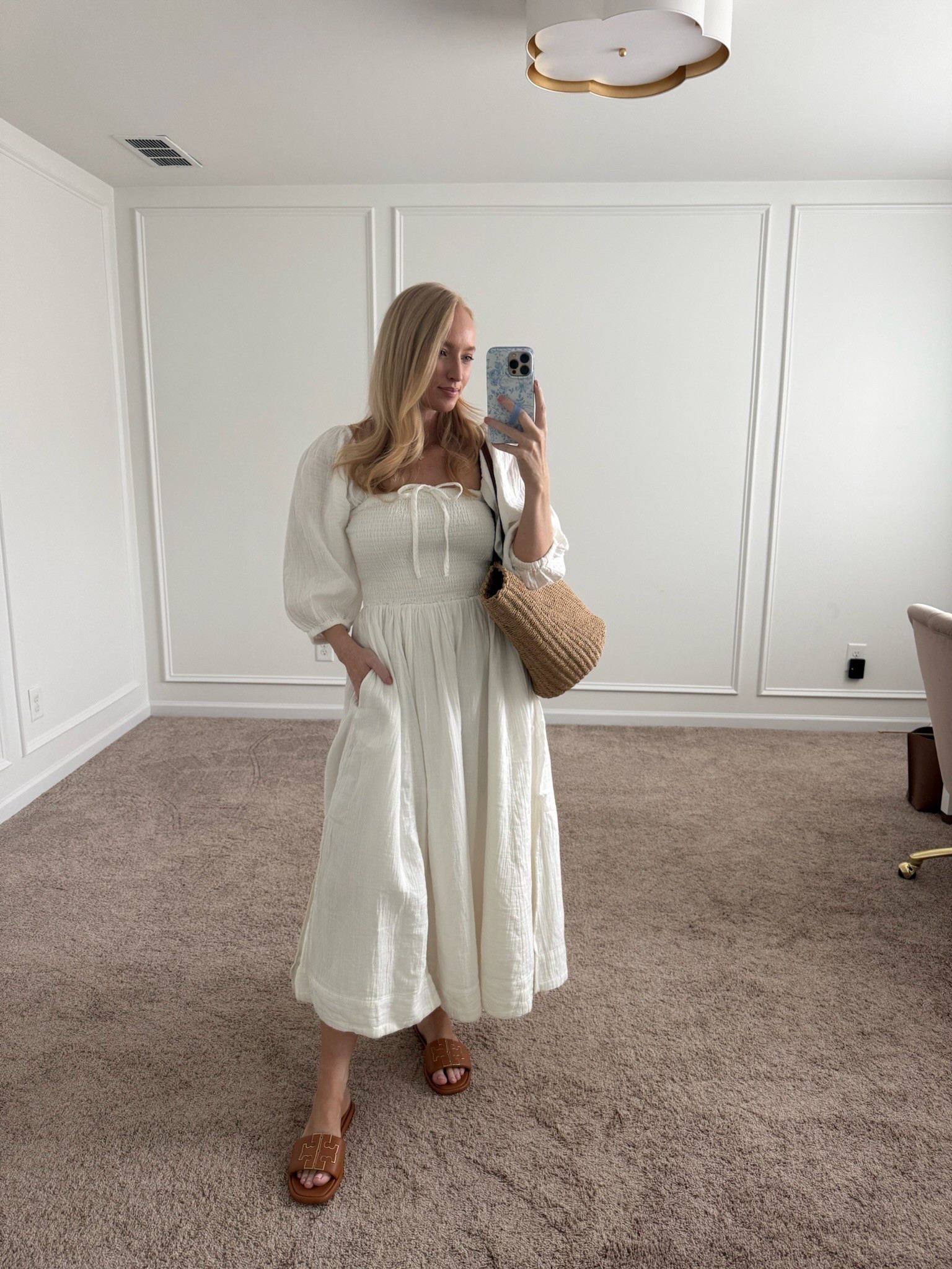 Pretty Easter or bridal/baby shower dress option! Dress is bump friendly. Spring dresses // white dresses // Easter dresses // shower dresses // quince dresses 

#LTKBump #LTKFindsUnder100 #LTKSeasonal