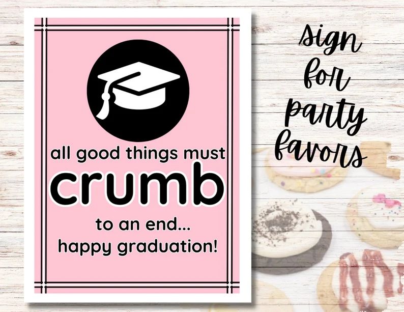 Crumbl Cookies Tag/printable/cookie Tag/instant Download/grad Party Gift/crumbl Gift/student Gift... | Etsy (US)