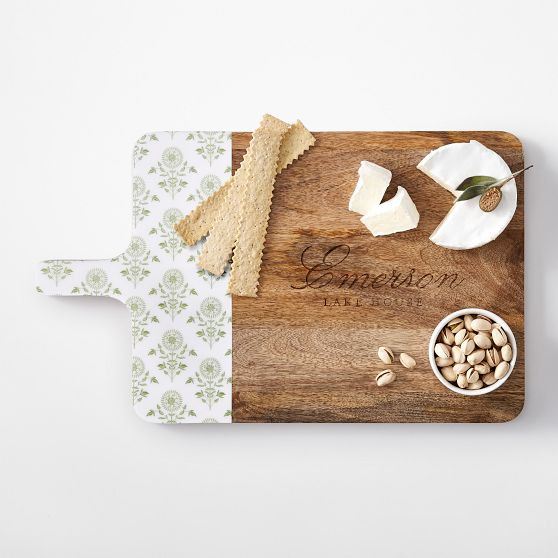 Wood and Enamel Handled Cheese Board​ | Mark and Graham