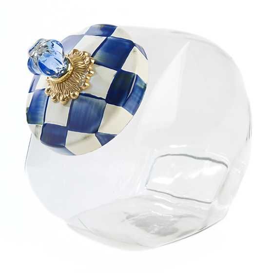Cookie Jar with Royal Check Enamel Lid | MacKenzie-Childs