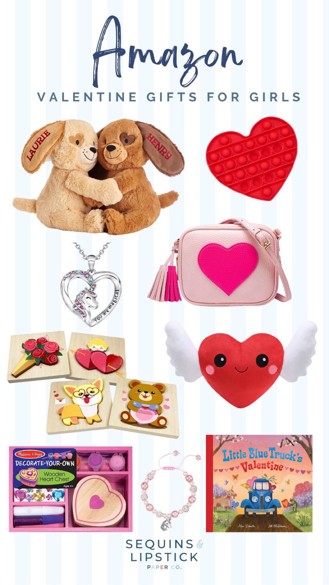 Girls Valentine gift ideas from Amazon. So many cute options your little one will love. 

#LTKSeasonal #LTKkids #LTKFind